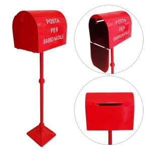 280032 Buzón de Papá Noel 110cm color Rojo Decoración... 2