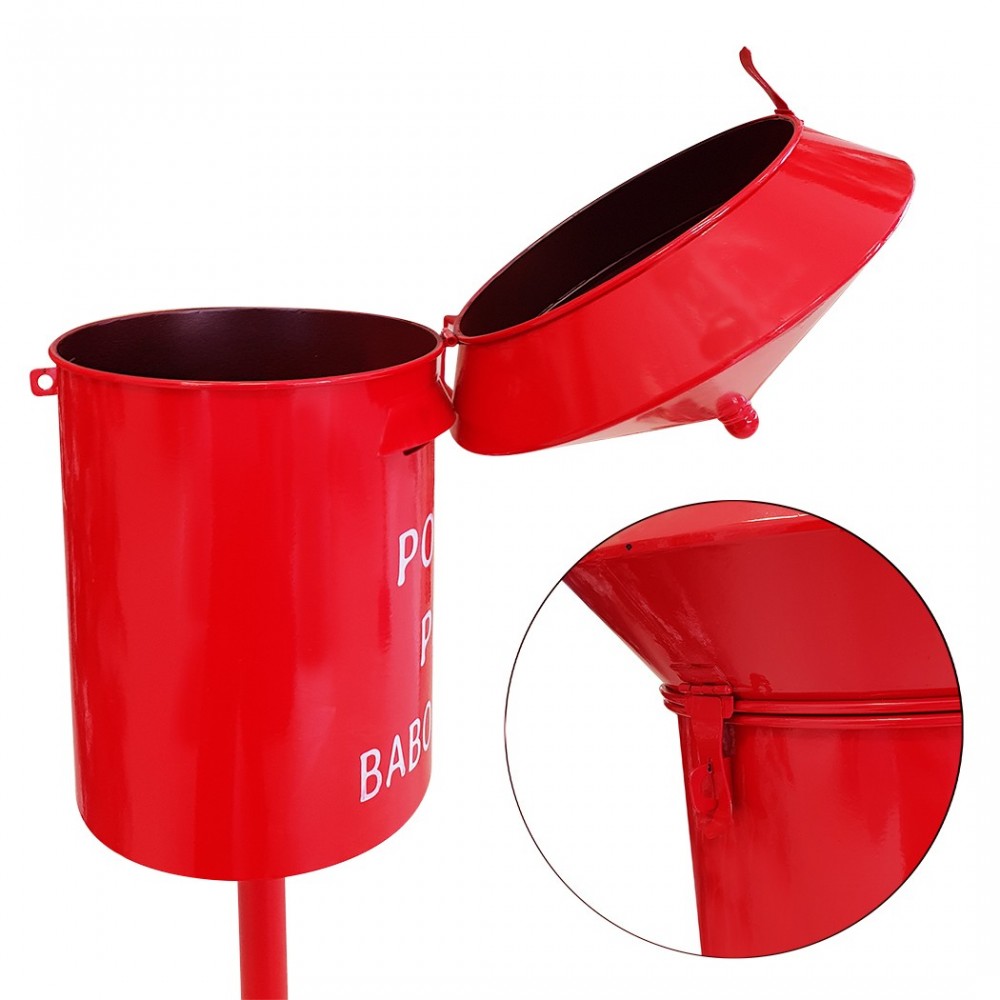 280035 Buzón de Papá Noel Redondo 80cm color...