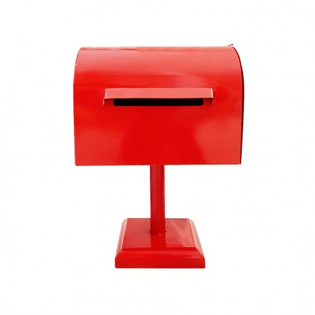 280036 Buzón de Papá Noel 42 cm color Rojo Decoración navideña