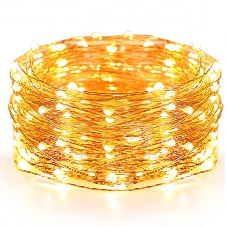 56104 Serie de 50 LED LUCES DE NAVIDAD para INTERIOR a batería forma de gotas