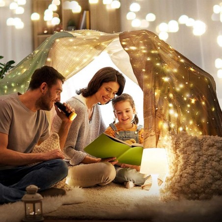 56104 Serie de 50 LED LUCES DE NAVIDAD para INTERIOR a batería forma de gotas