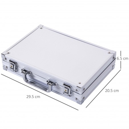 Set de Póker Profesional 200 Fichas con Estuche y 2 Barajas