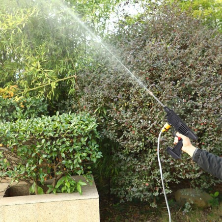 345217 Pistola inalámbrica de alta presión con maletín Depósito chorro ajustable