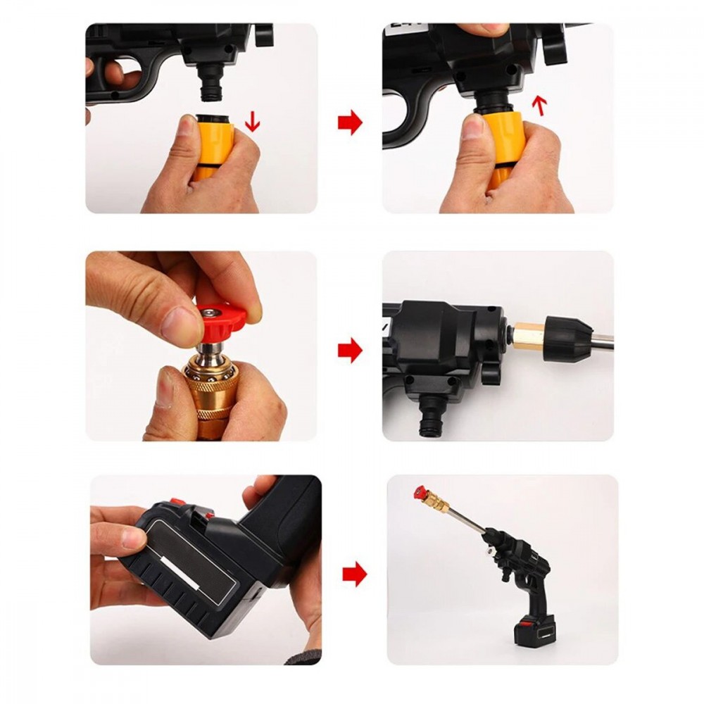 345217 Pistola inalámbrica de alta presión con...