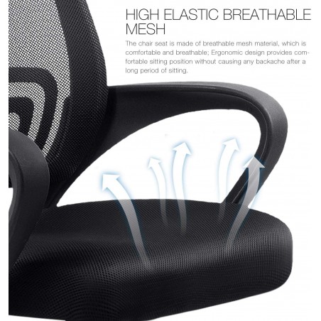 Silla de oficina NEREA DIM249 Silla ejecutiva con respaldo transpirable