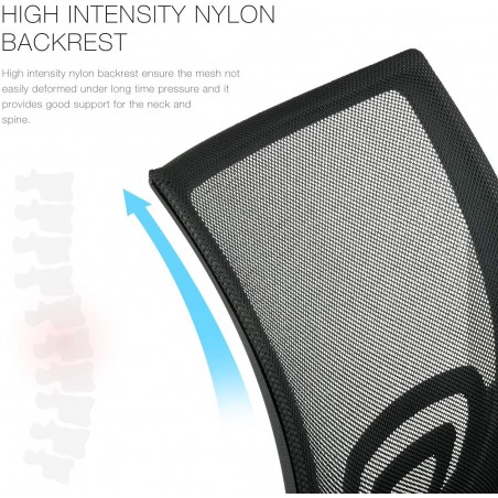 Silla de oficina NEREA DIM249 Silla ejecutiva con respaldo transpirable