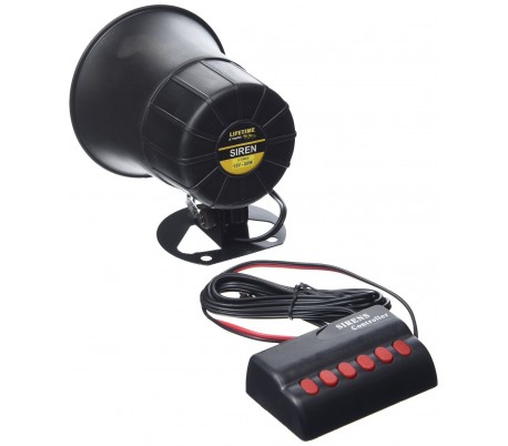 Sirena 20W para el coche con mando de control (6 melodías diferentes) - LIFETIME