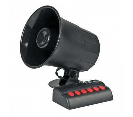 Sirena 20W para el coche con mando de control (6 melodías diferentes) - LIFETIME