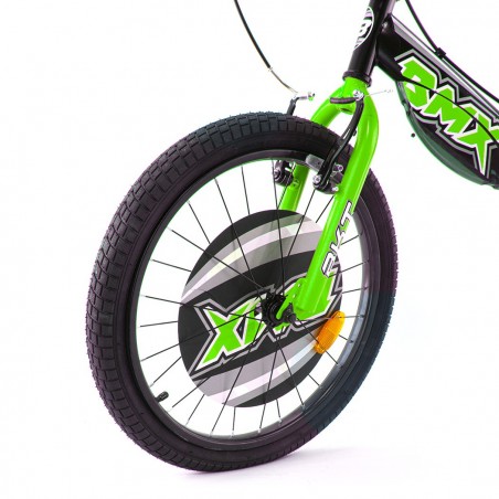 Bicicleta BMX BKT Diámetro 20" Cuadro de acero con timbre y botella de agua