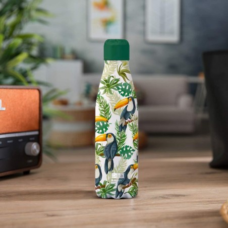 Botella térmica TUCÁN 500ml Acero inoxidable de doble pared SIN BPA ID0018