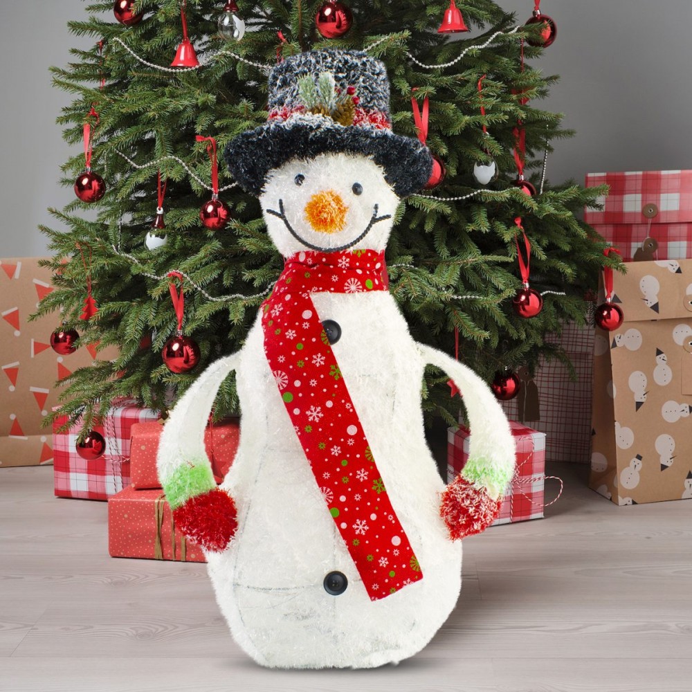 293026 Muñeco de nieve decorativo de 65cm con...