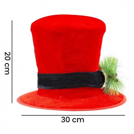 6427007 Sombrero cilíndrico para el árbol de Navidad Decoración navideña