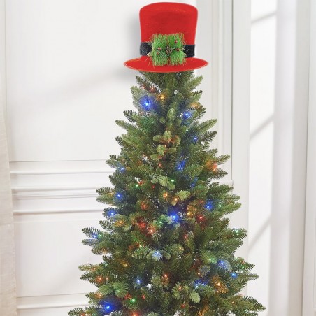 6427007 Sombrero cilíndrico para el árbol de Navidad Decoración navideña