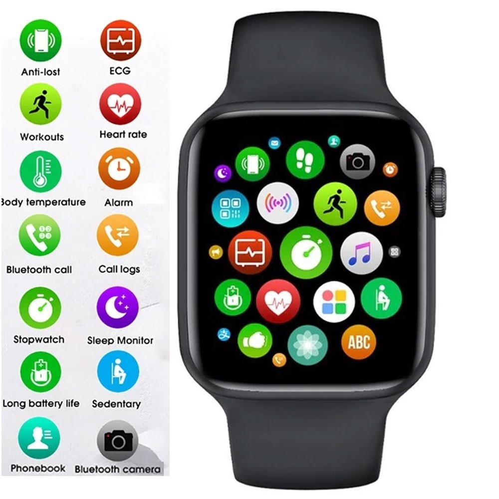 Smartwatch Fitness FT80 Unisex Watch Display...