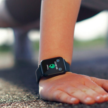 Smartwatch Fitness FT80 Unisex Watch Display 1.69" Mensajes y notificaciones APP