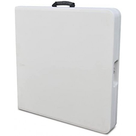 Mesa auxiliar plegable SILVERA XS de resina y metal 122X60XH74 cm