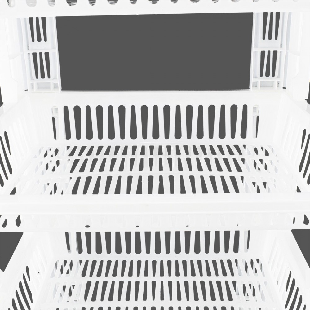 205780 Carrito para frutas con 4 estantes para...