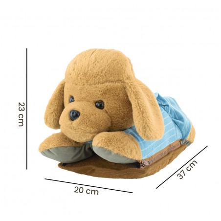 3965302 Bolsa eléctrica de calentamiento COVERI Amic8 con Perro de Peluche
