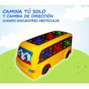 RUDY El bus loco / Emite sonidos y luces si encuentra obstáculos 100005 - Juguete infantil de estimulación