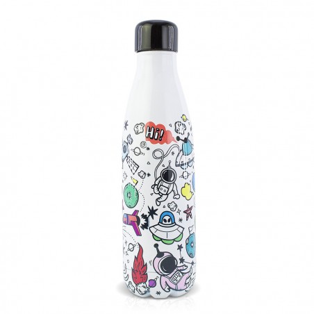 Botella Térmica SPACE 500ml Acero inoxidable doble pared NO BPA ID0018