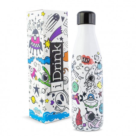 Botella Térmica SPACE 500ml Acero inoxidable doble pared NO BPA ID0018