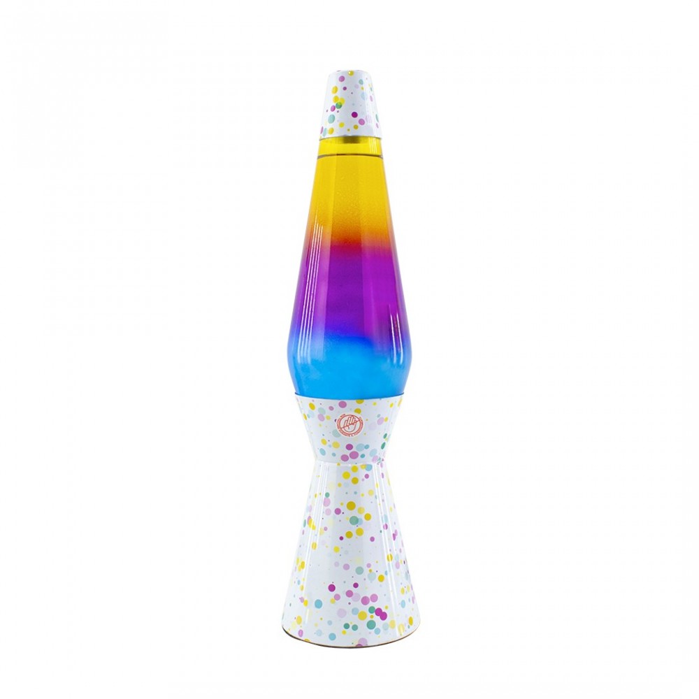 Lámpara de Lava 40cm XL1780 Fantasía Burbujas Magma Multicolor Diseño Moderno