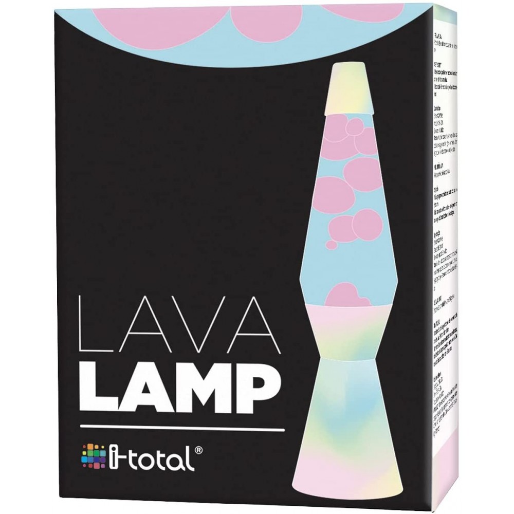 Lámpara de Lava 40cm XL1779 Raimbow Dream Base...