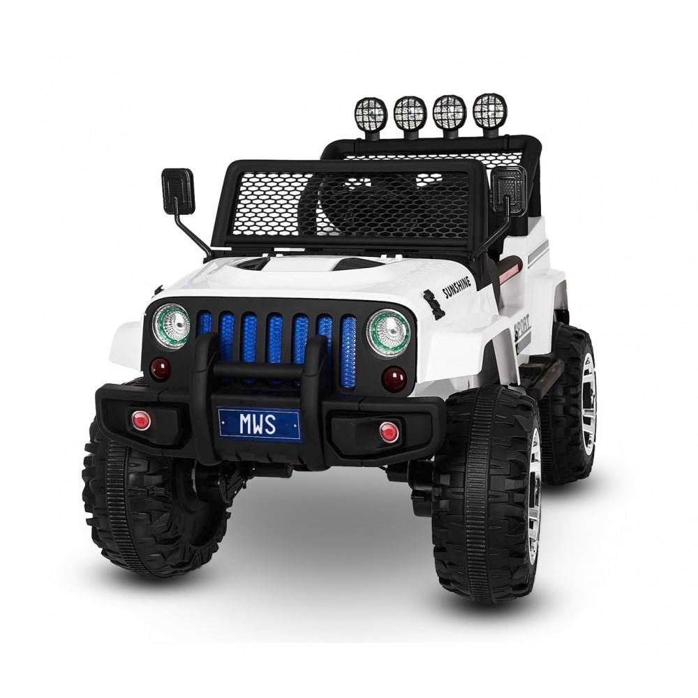 LT 863 Coche eléctrico para niños JEEP SPORT 4 ruedas asientos de cuero