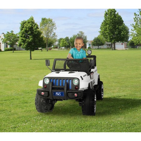 LT 863 Coche eléctrico para niños JEEP SPORT 4 ruedas asientos de cuero