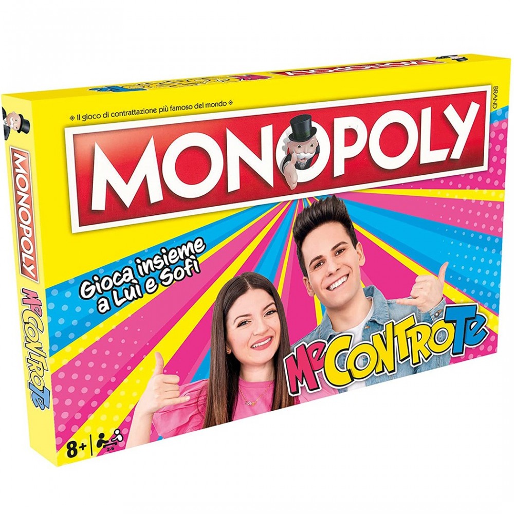 041683 Monopoly Junior Edition ME CONTRO TE Juego de mesa con Luigi y Sofì