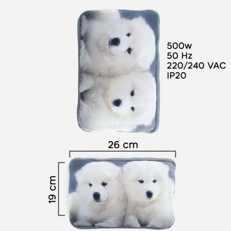 3965252 Bolsa de agua caliente eléctrica Calentador de mano con varios patrones