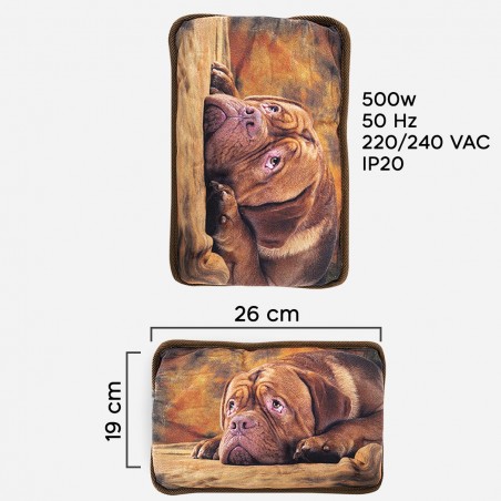 3965252 Bolsa de agua caliente eléctrica Calentador de mano con varios patrones