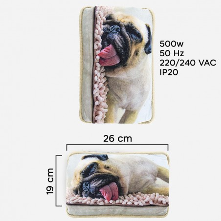 3965252 Bolsa de agua caliente eléctrica Calentador de mano con varios patrones