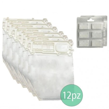 Recambios compatibles Vorwerk Kobold Modelo VK 135-136 Kit 12 bolsas y 12 aromas