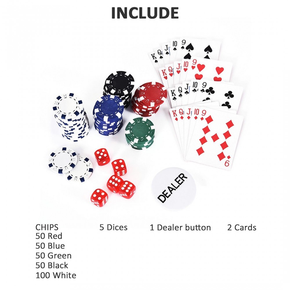 Set para poker Profesional 300 Fichas con...
