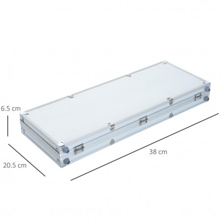 Set para poker Profesional 300 Fichas con estuche y 2 Barajas de cartas