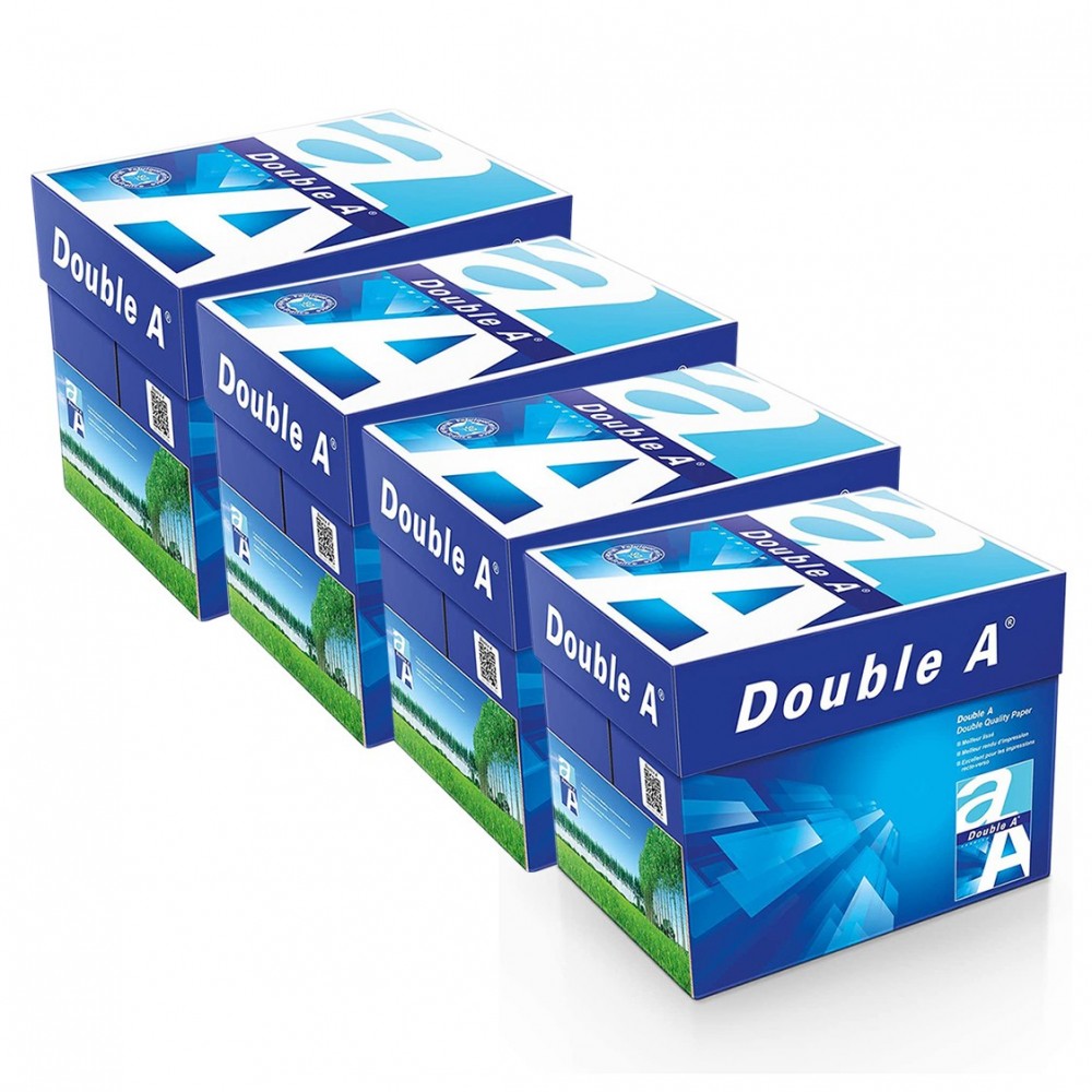 015430 Pack 40 paquetes papel tamaño A5 500 hojas de 80 g DOUBLE A Premium
