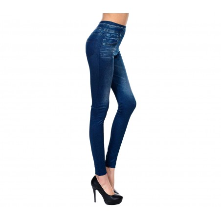 Jeggings efecto Jeans AMETISTA D5384 Moldeadores y de contención interna