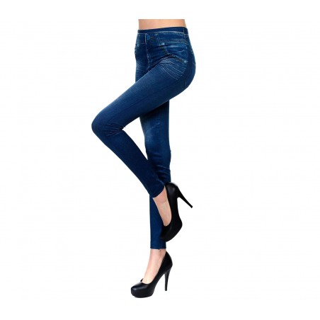 Jeggings efecto Jeans AMETISTA D5384 Moldeadores y de contención interna