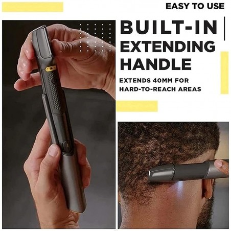 246851 Maquinilla inalámbrica a batería para cabello y barba 5 cabezales