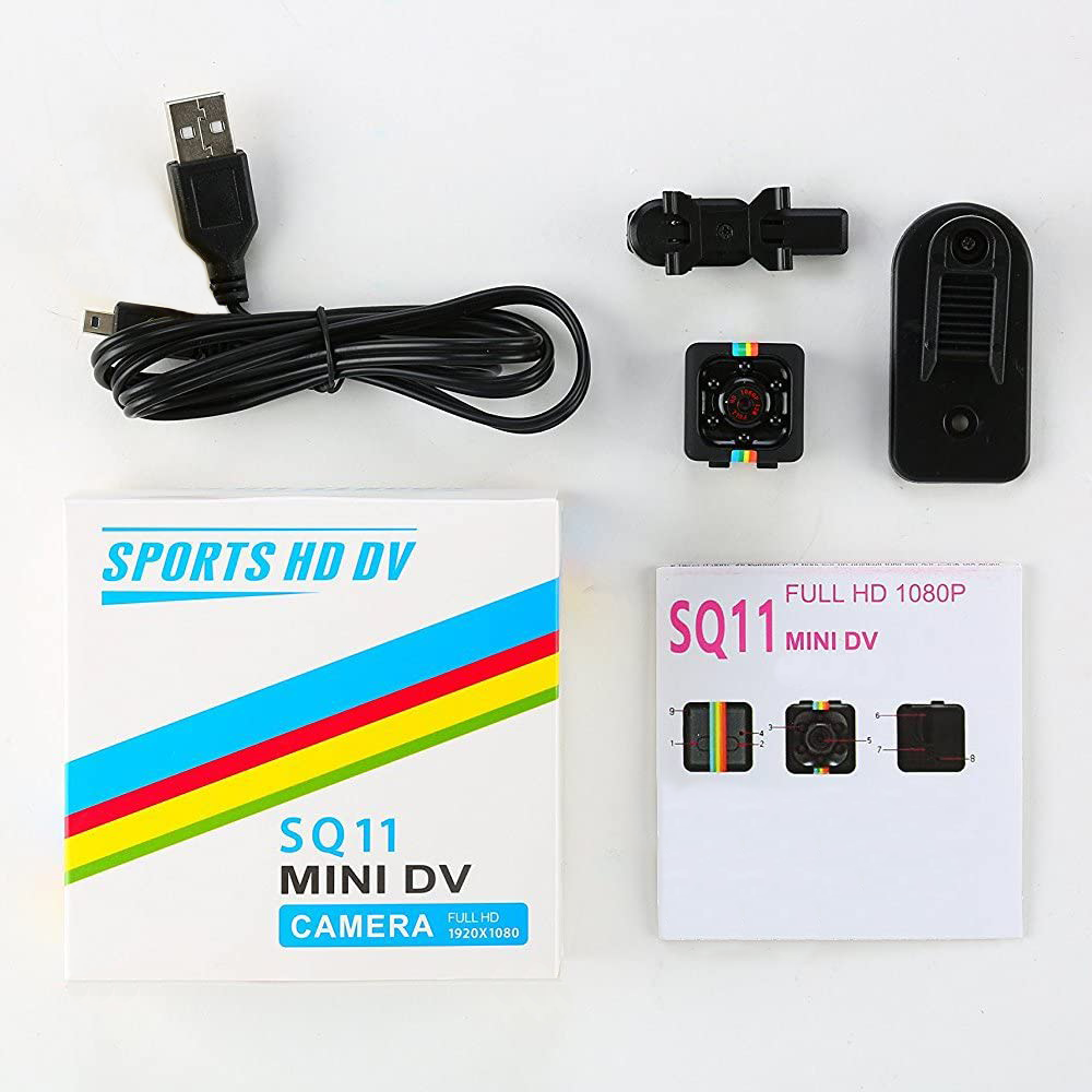 Mini videocámara Hidden HD SQ11 con micro y...