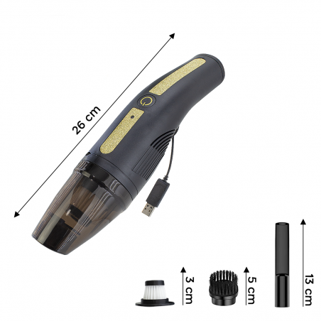 542239 Mini aspirador portátil para automóvil con cable USB Aspirador de mano