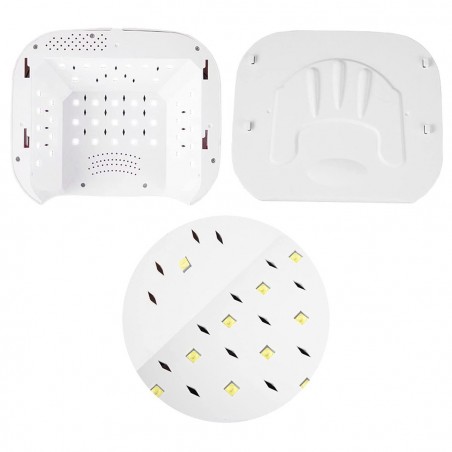625968 Lámpara UV para secado esmalte de GEL 88W 42 LED con altavoz bluetooth