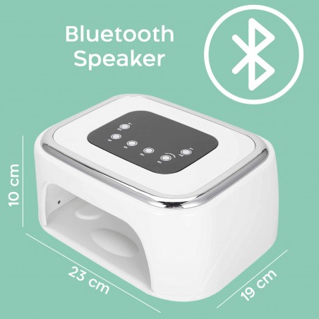 625968 Lámpara UV para secado esmalte de GEL 88W 42 LED con altavoz bluetooth