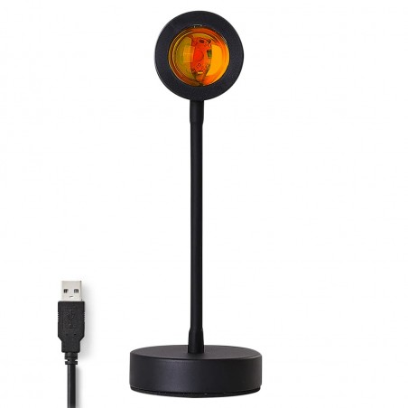861155 Lámpara de ambiente LED USB giratoria SUNSET RED Project Light Wall