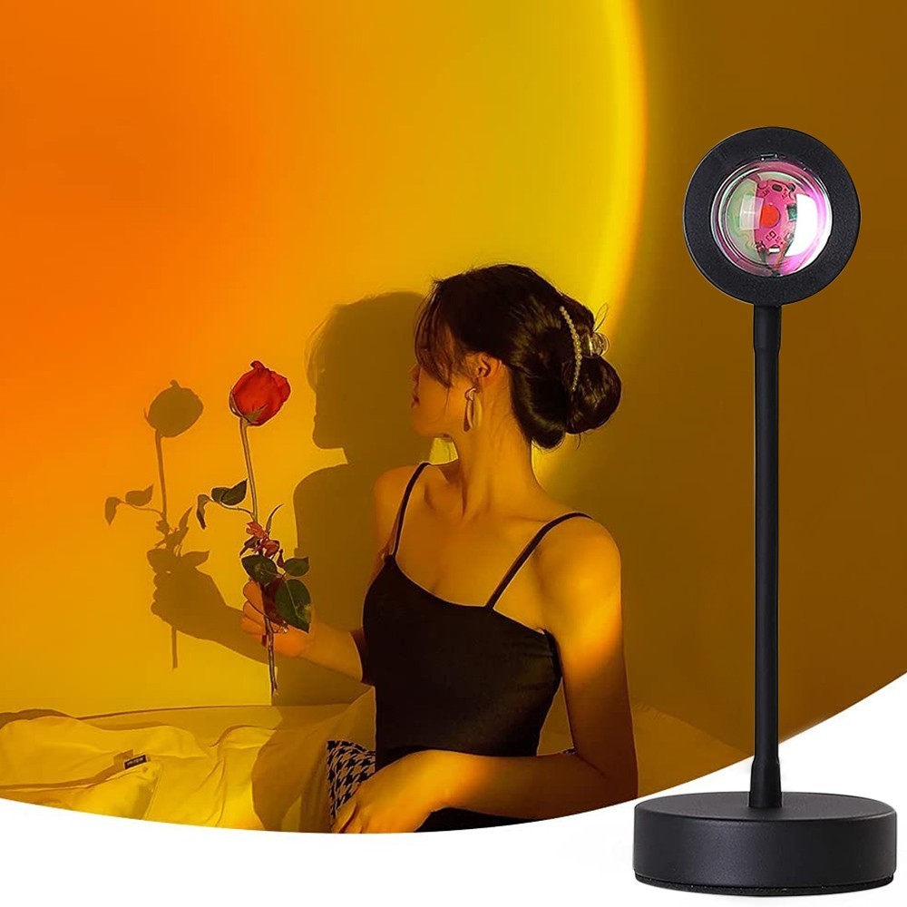 861155 Lámpara de ambiente LED USB giratoria...