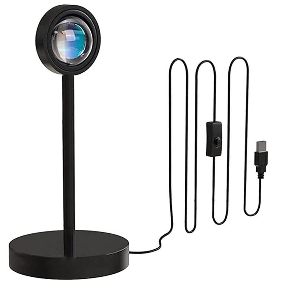 861155 Lámpara de ambiente LED USB giratoria...