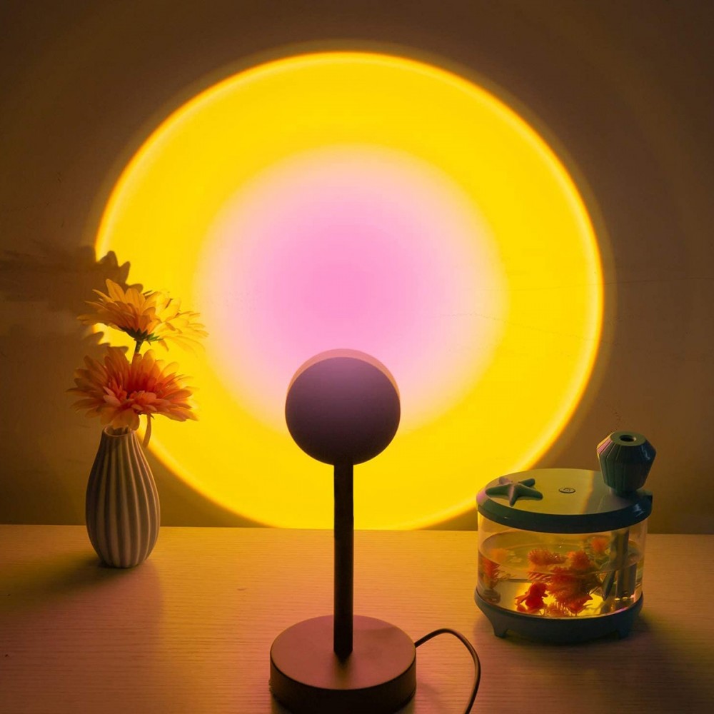 861155 Lámpara de ambiente LED Giratoria USB...