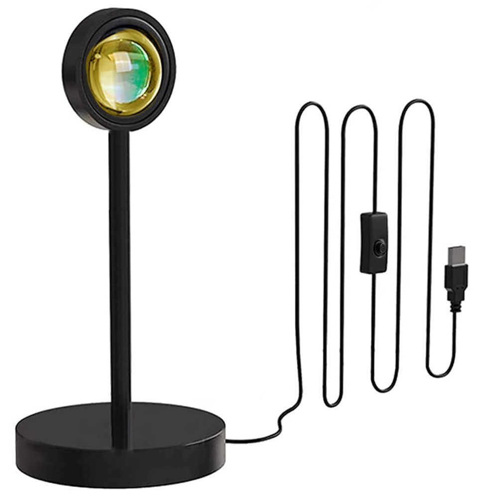 861155 Lámpara de ambiente LED Giratoria USB...