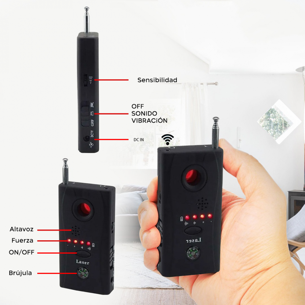C3308 Control remoto detector cámaras ocultas...